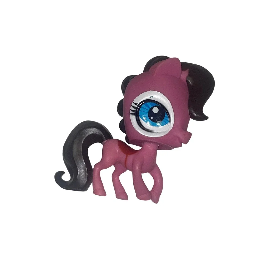 Littlest Pet Shop LPS‎ Pink Pony Mane Tail Blue Eyes Hasbro 3292 Toy